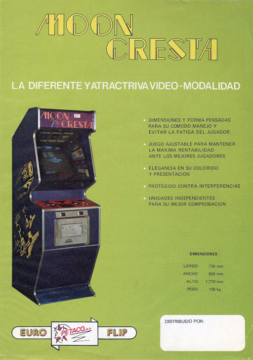 Moon Cresta (bootleg set 1) Game Cover